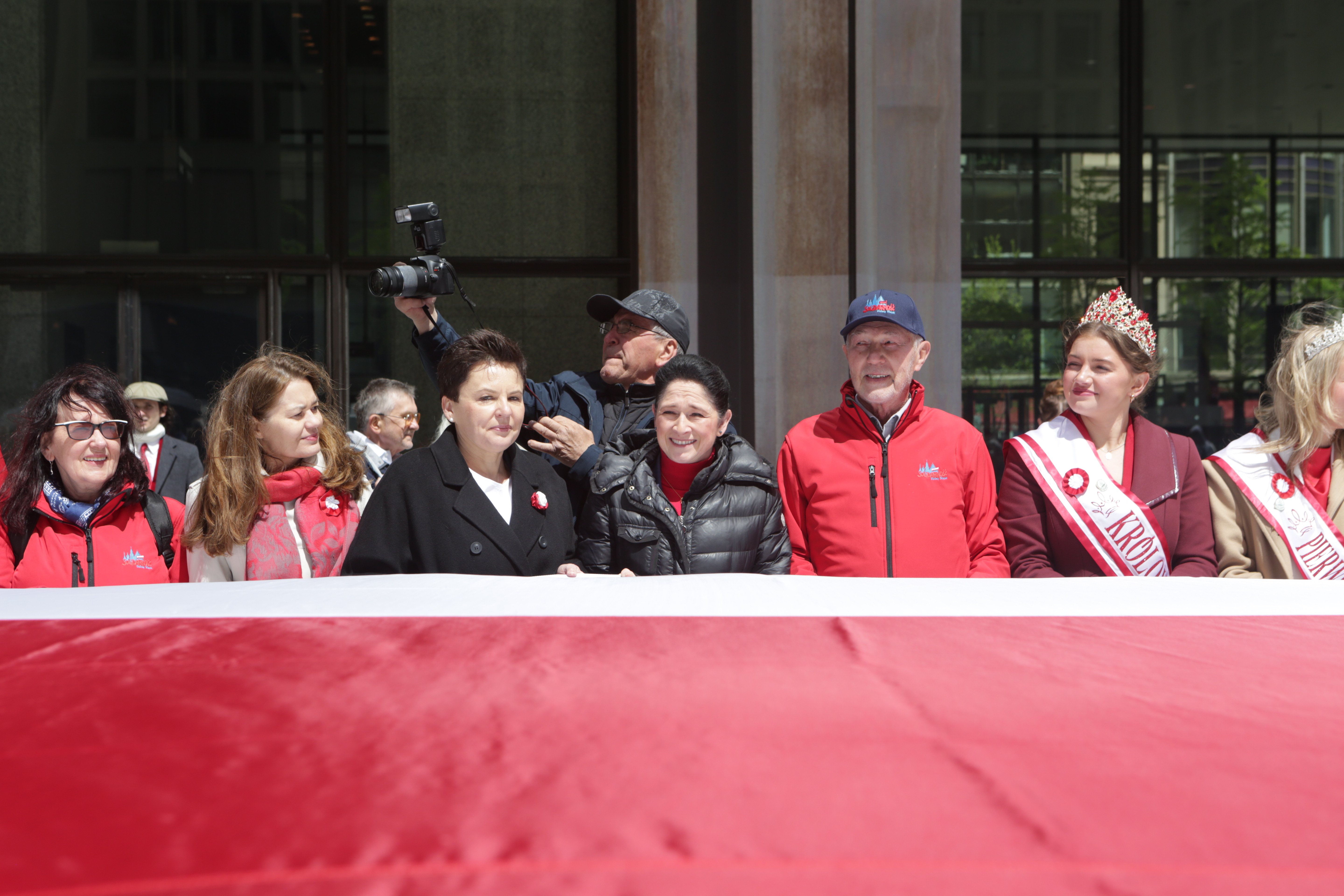 Polish Flag Raising ceremony